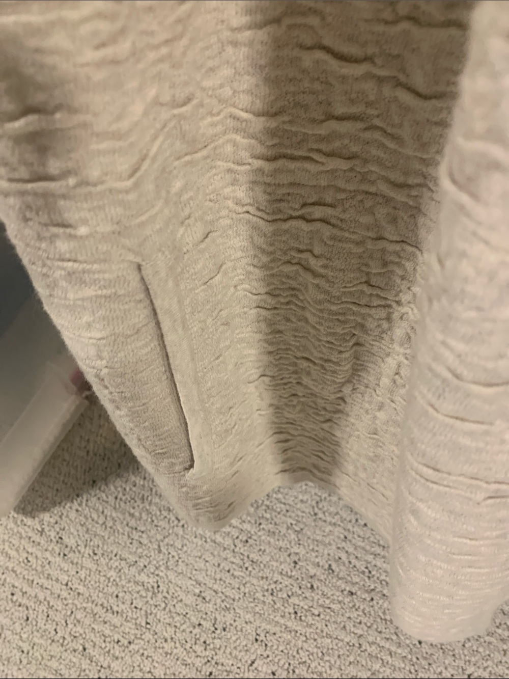 J. Jill Cream Open-Front Textured Cardigan - Picture 4 of 6